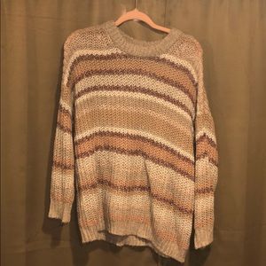 American eagle striped knitted sweater